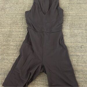 Babaton Charcoal Sleeveless Jumpsuit